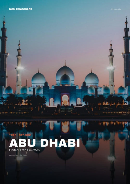 Abu Dhabi City Guide cover