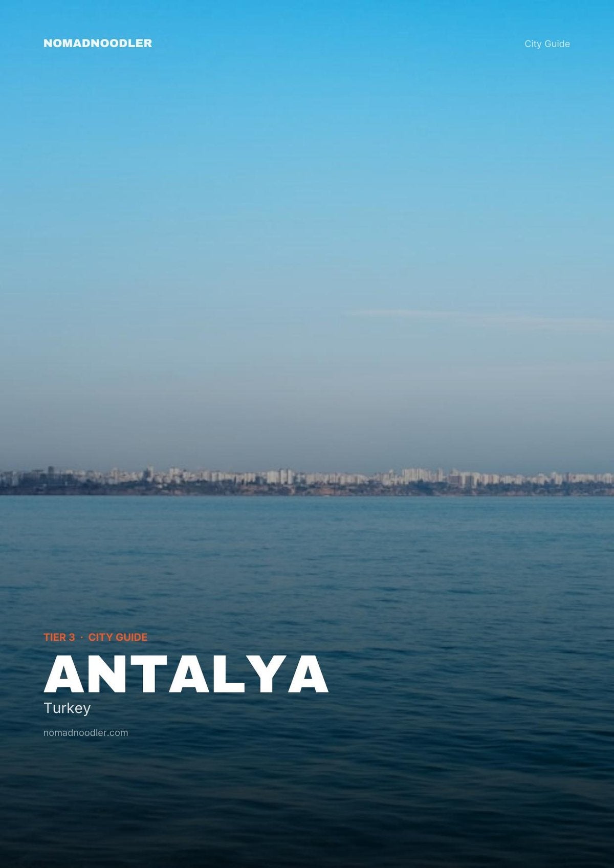 Antalya City Guide cover