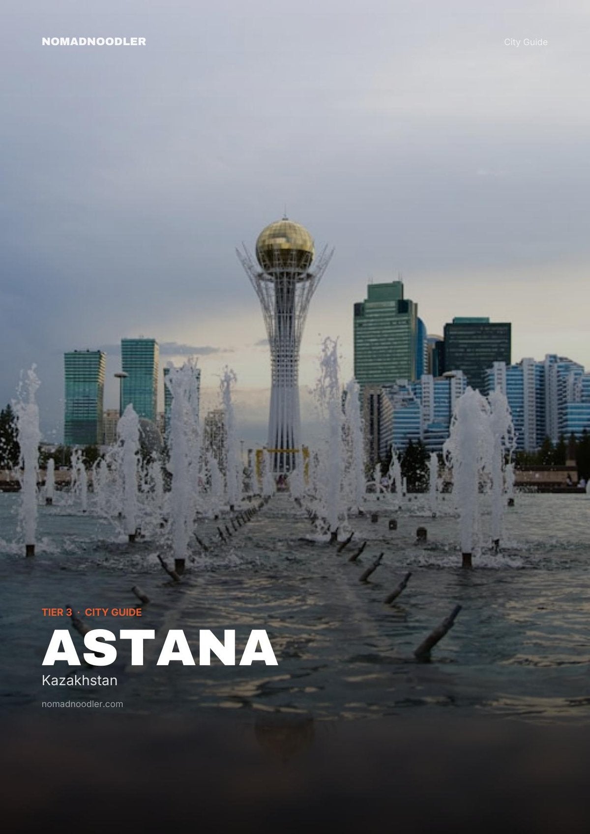 Astana City Guide cover