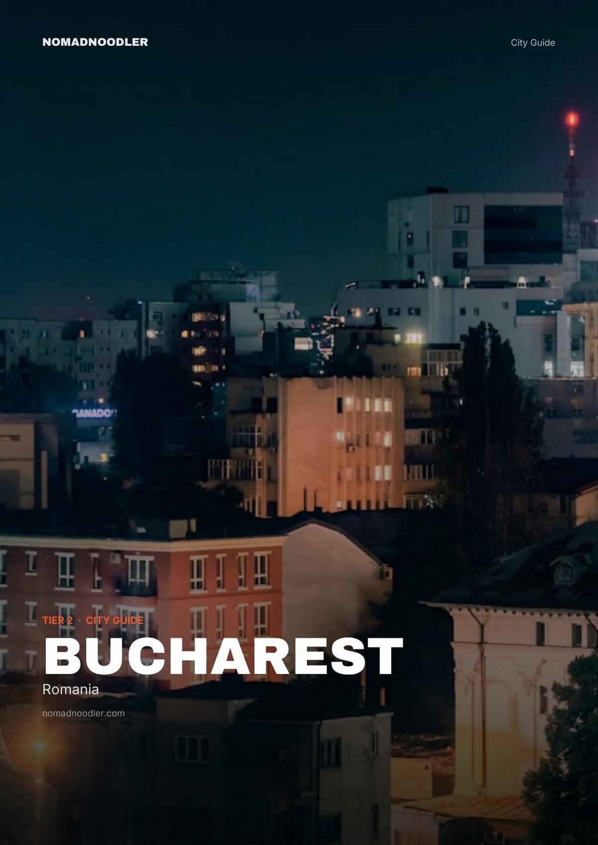 Bucharest City Guide cover