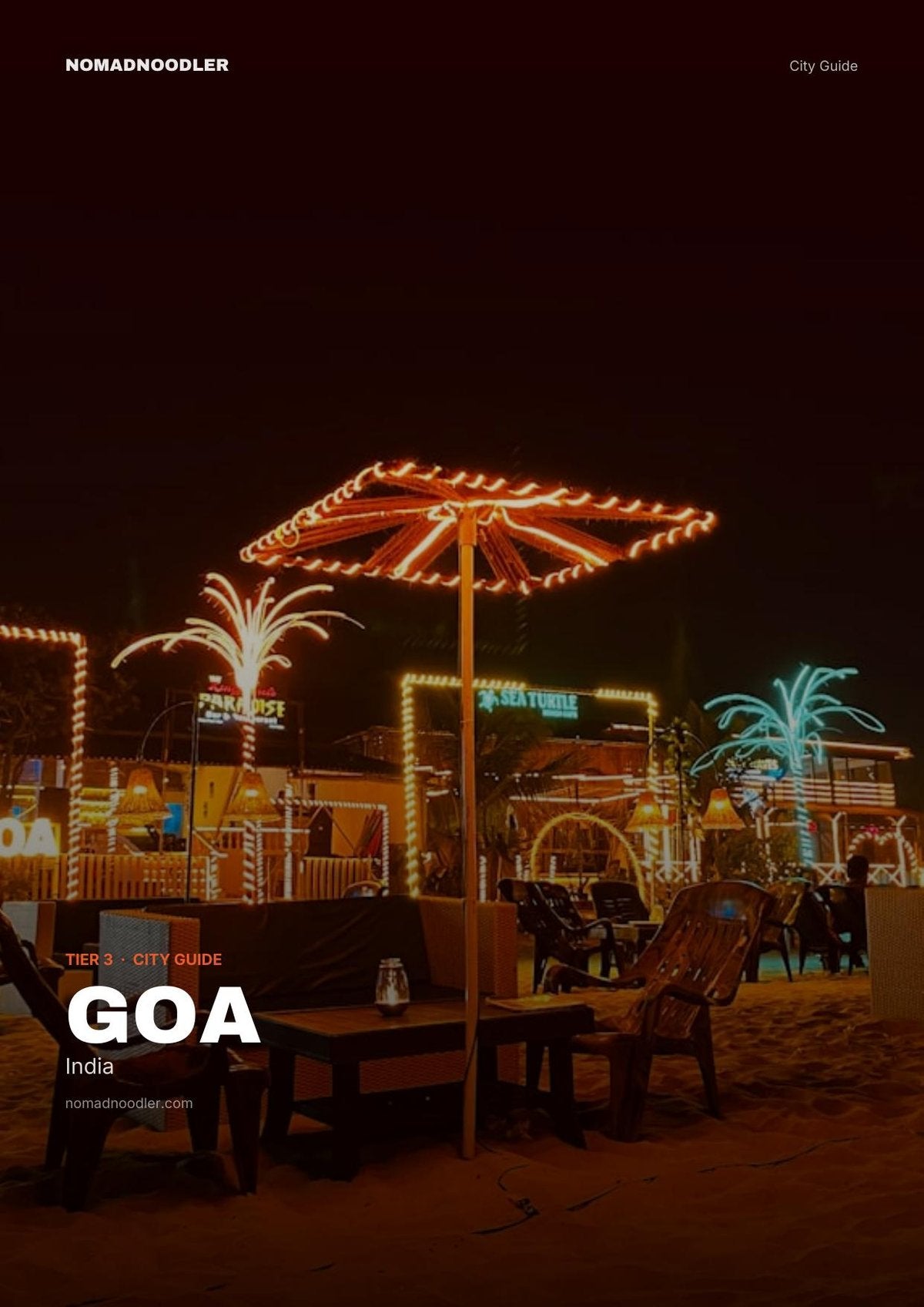 Goa City Guide cover