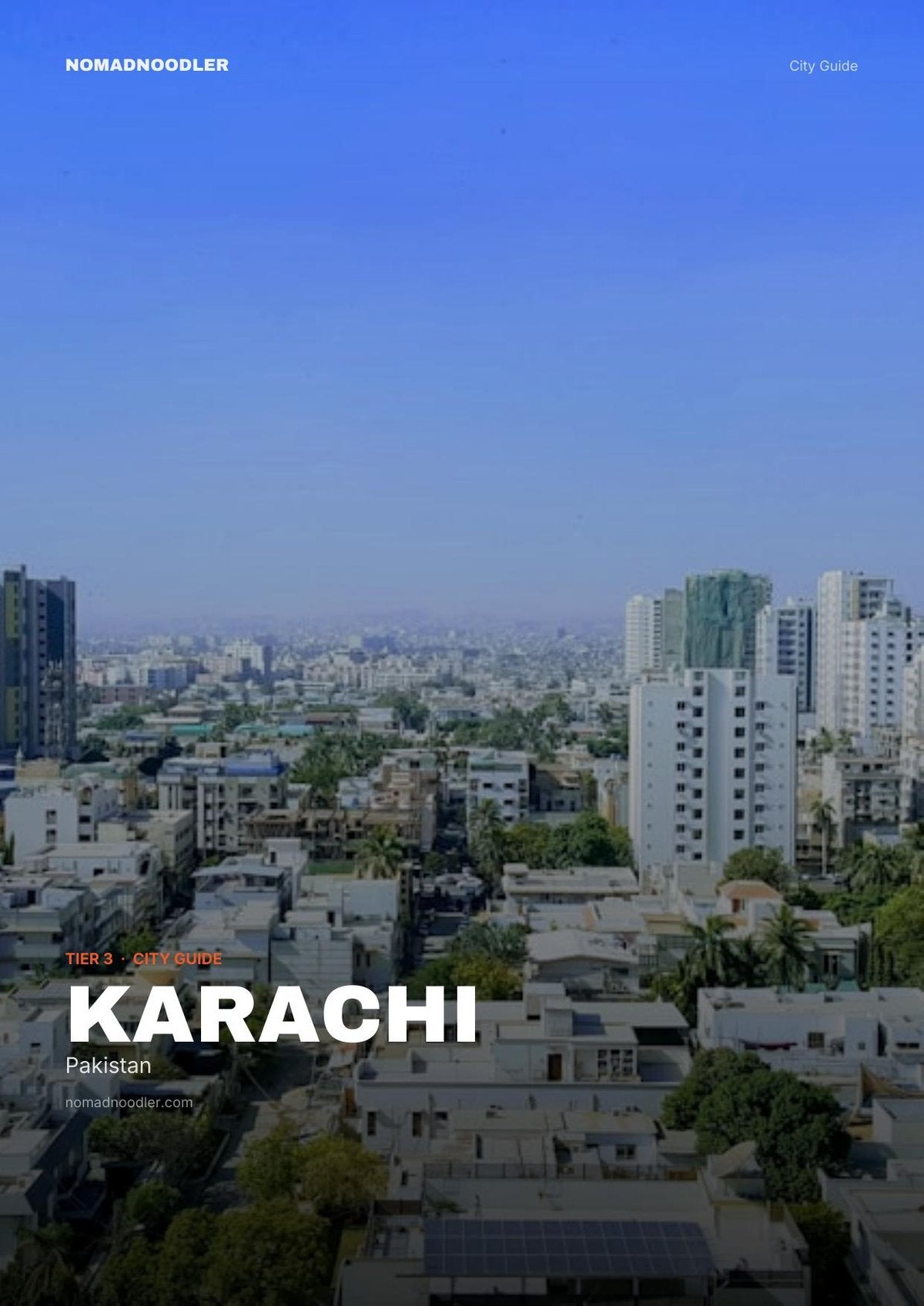 Karachi City Guide cover