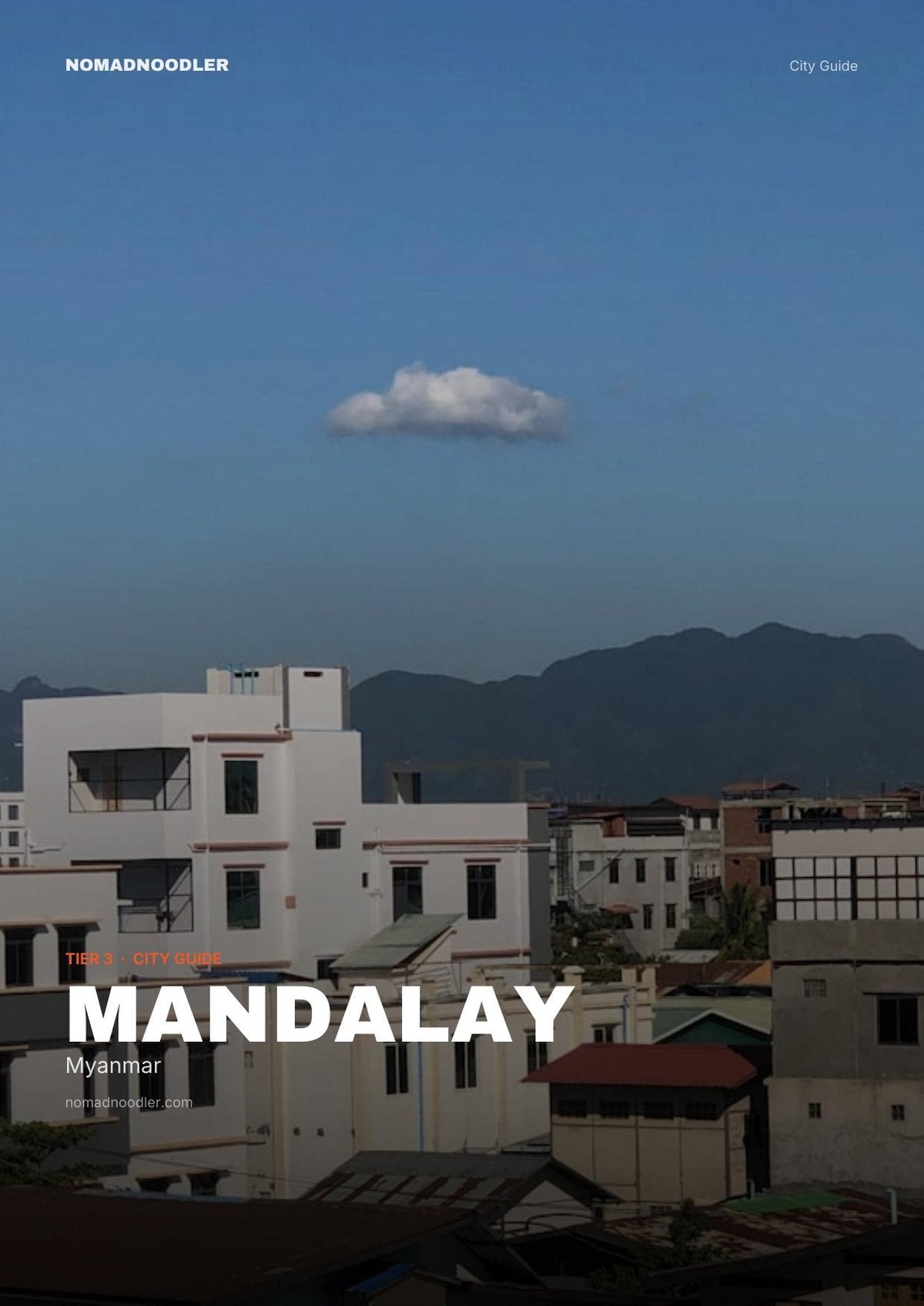Mandalay City Guide cover