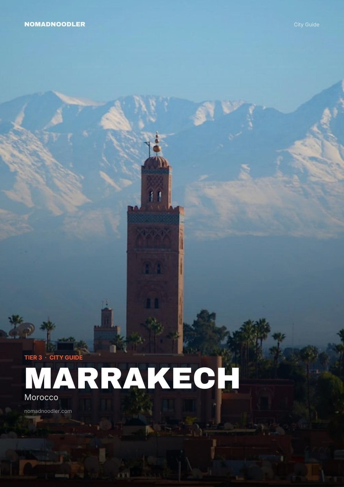 Marrakech City Guide cover