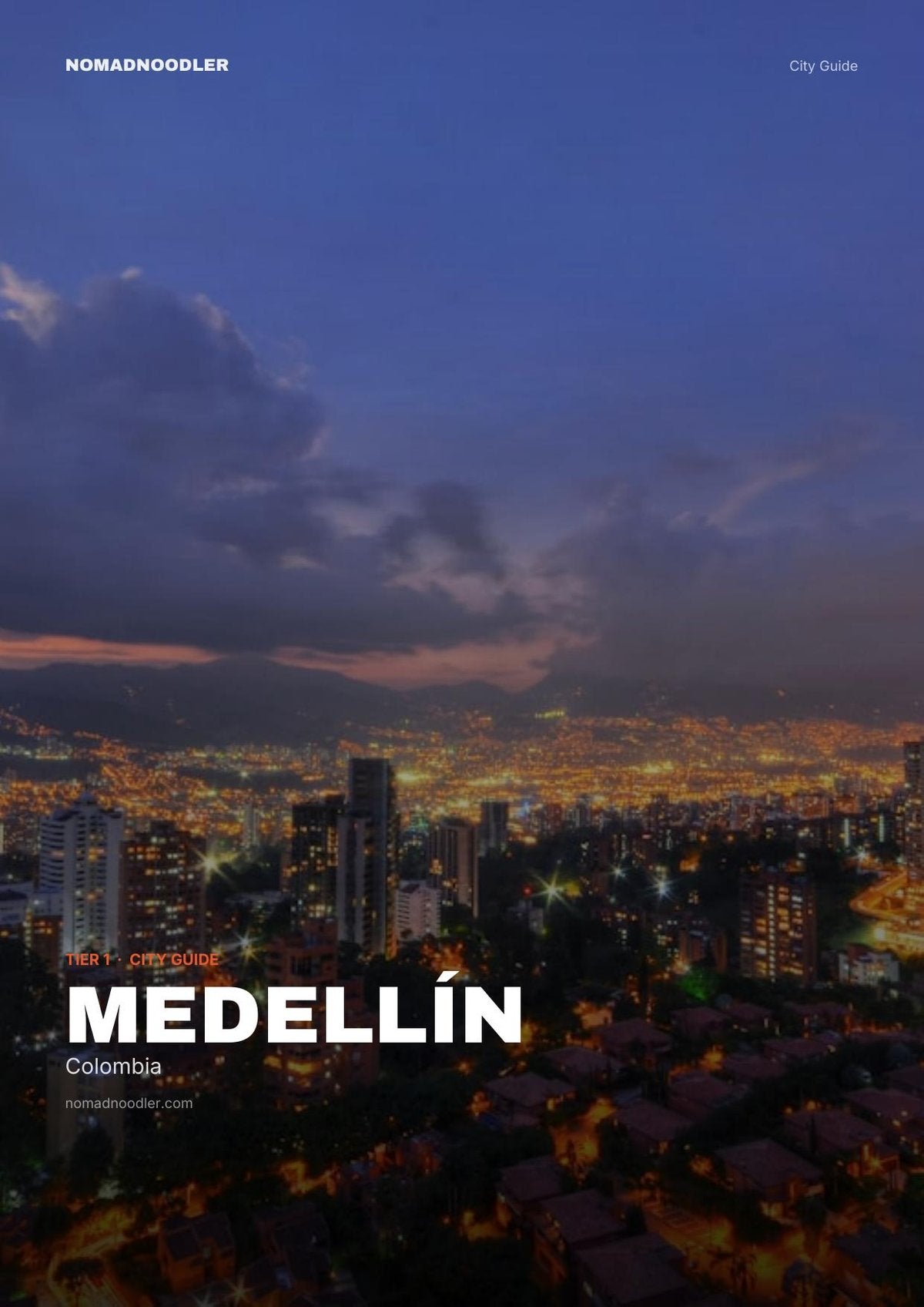 Medellín City Guide cover