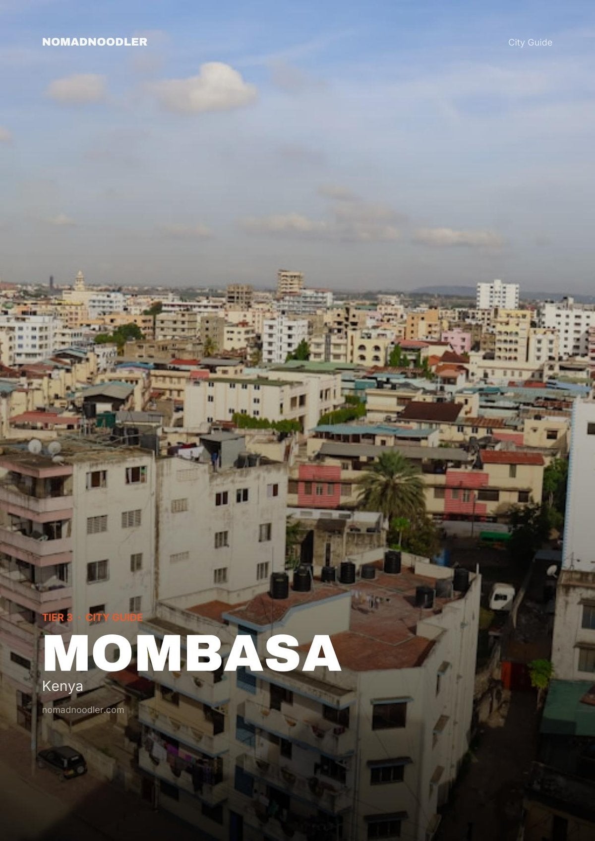 Mombasa City Guide cover