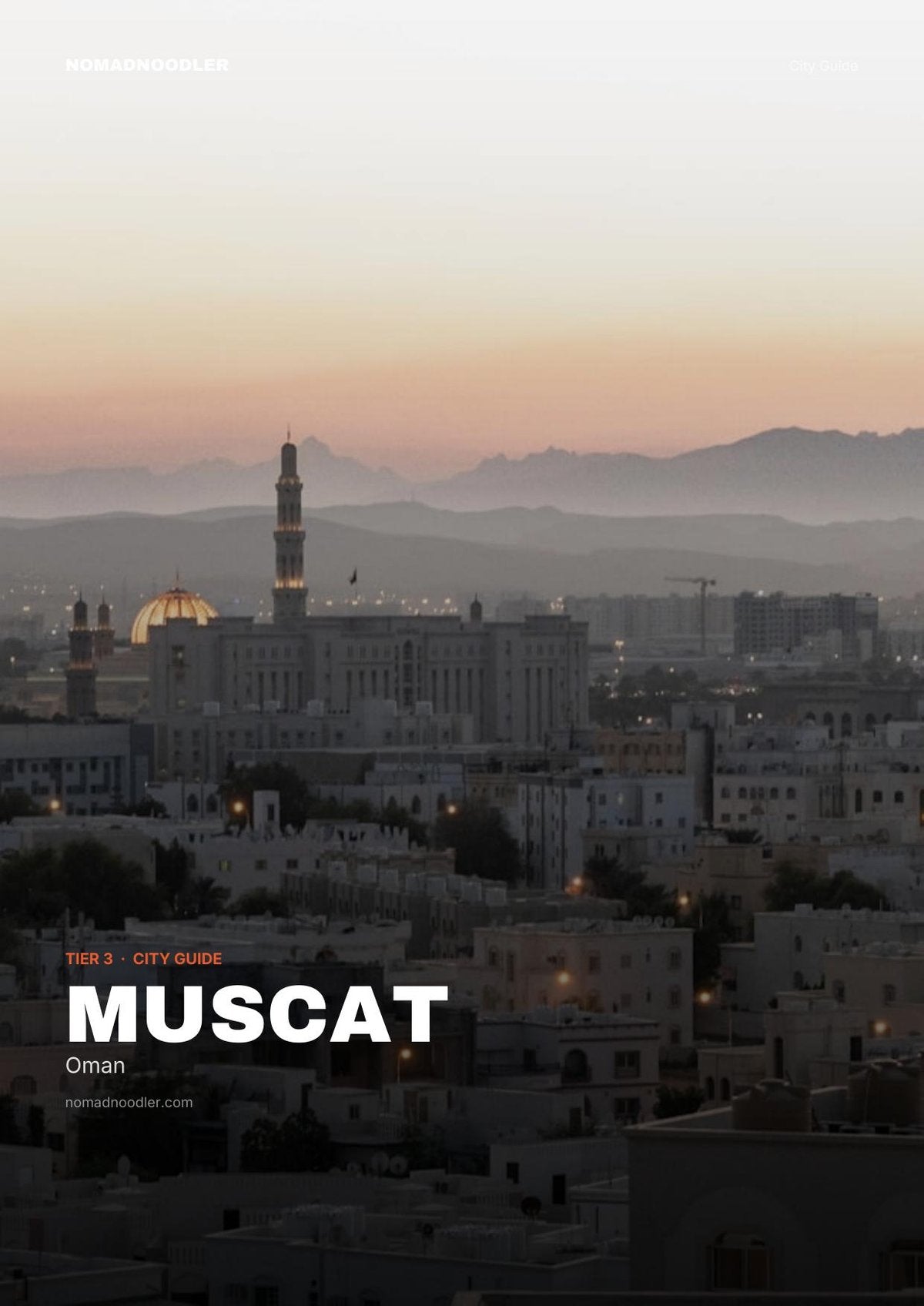Muscat City Guide cover