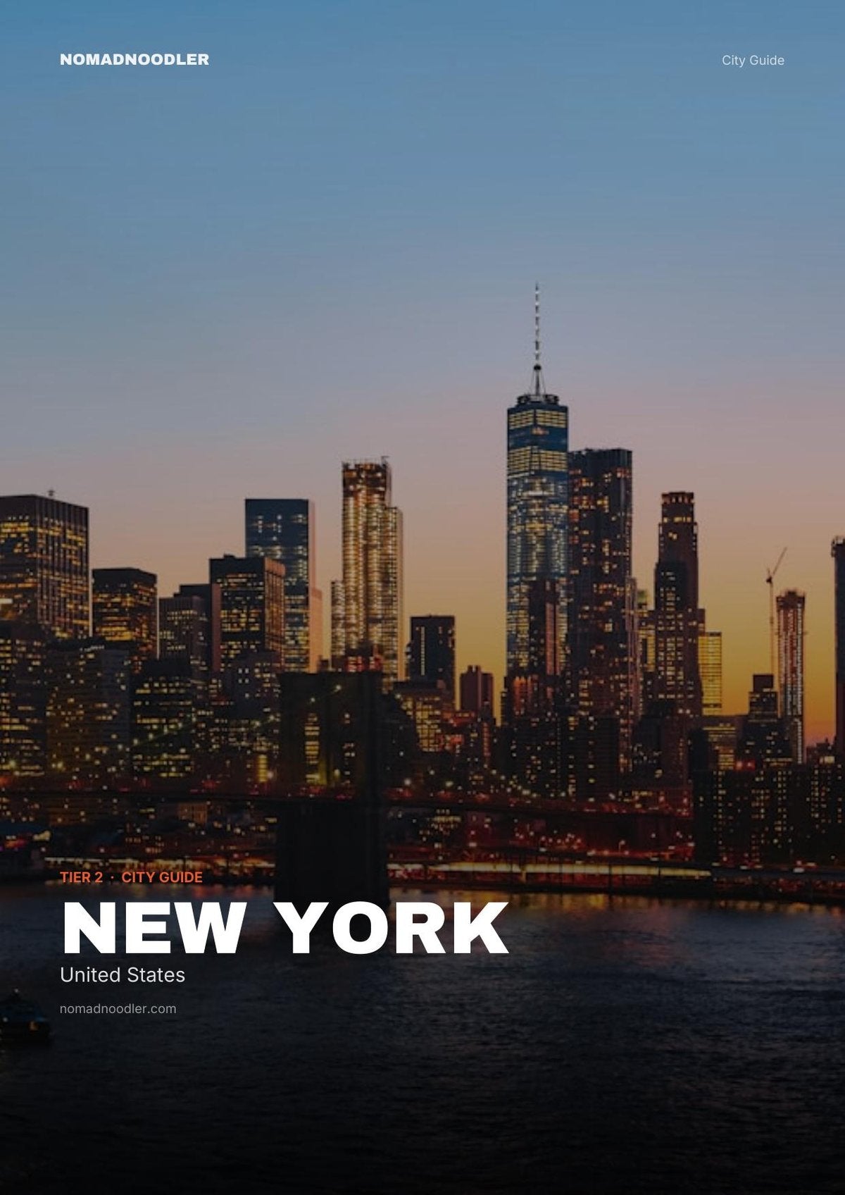 New York City Guide cover