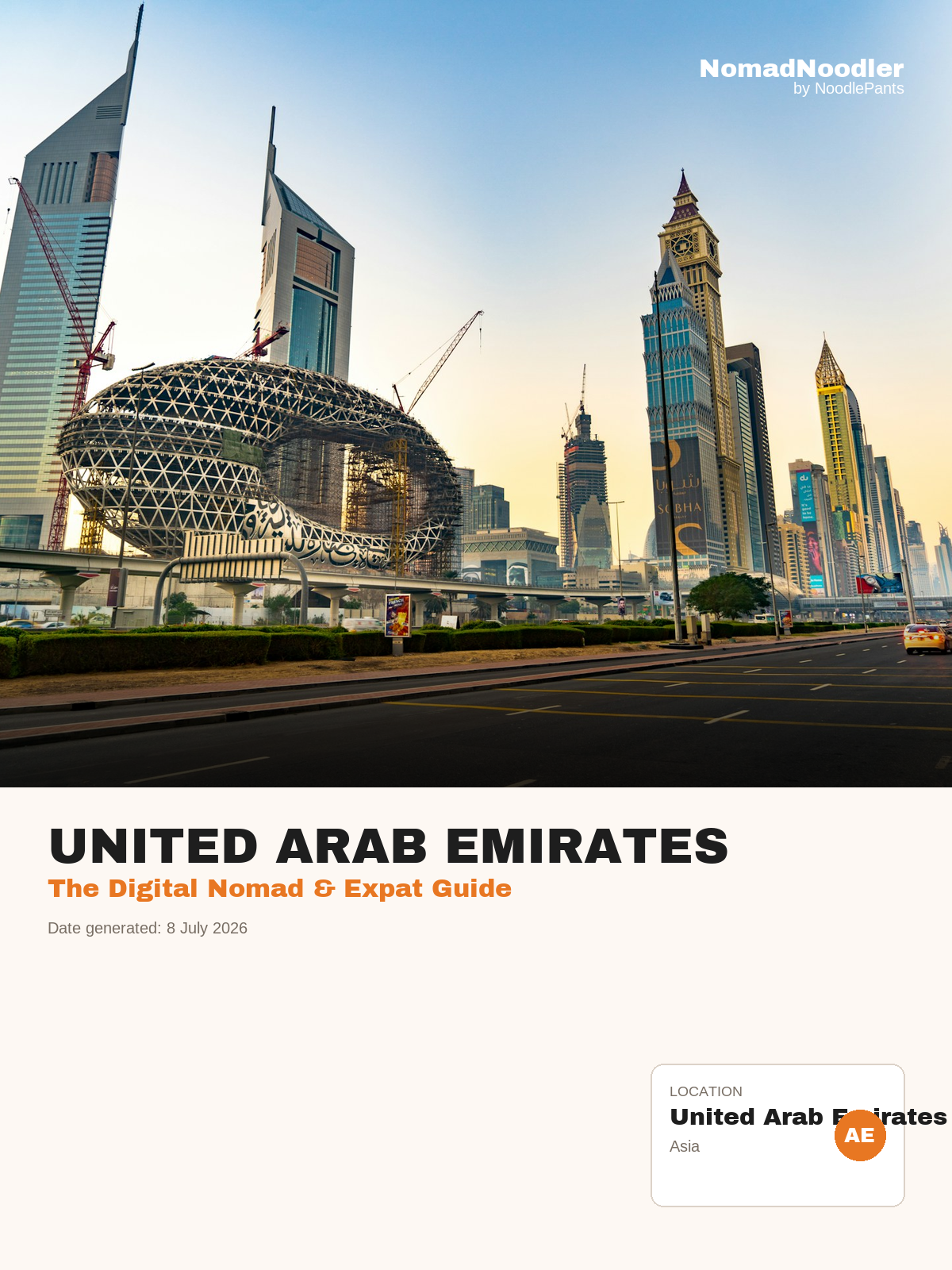 United Arab Emirates Digital Nomad & Expat Guide — NomadNoodler