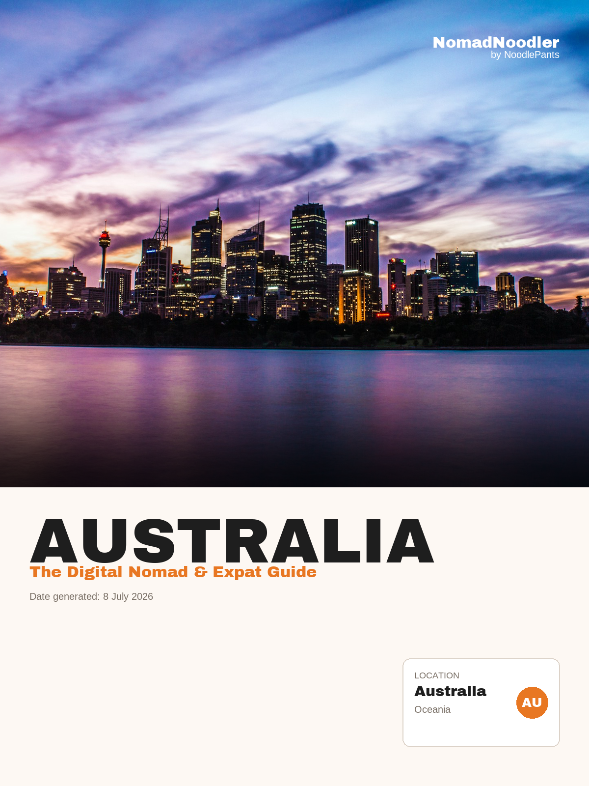 Australia Digital Nomad & Expat Guide — NomadNoodler