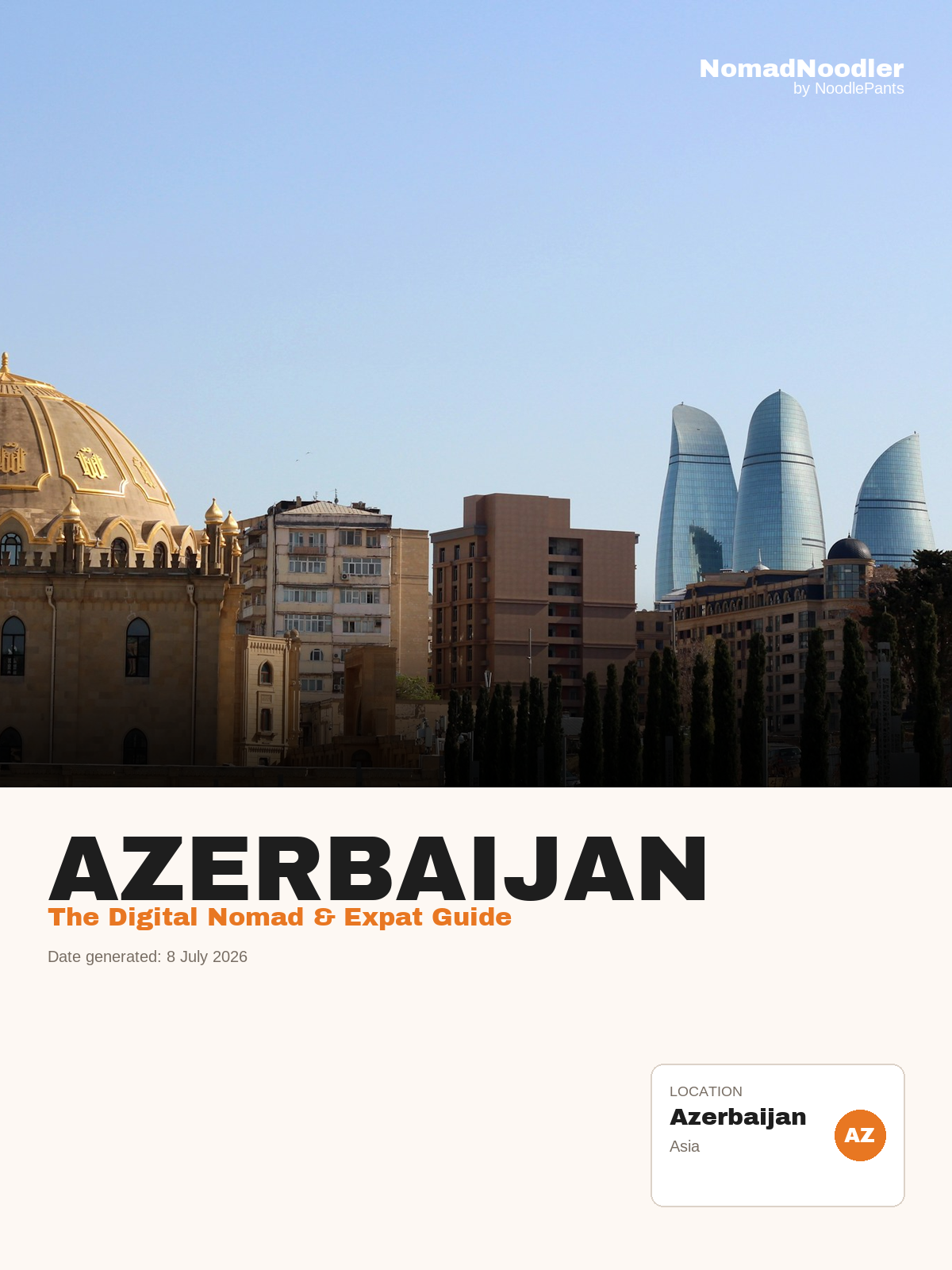 Azerbaijan Digital Nomad & Expat Guide — NomadNoodler