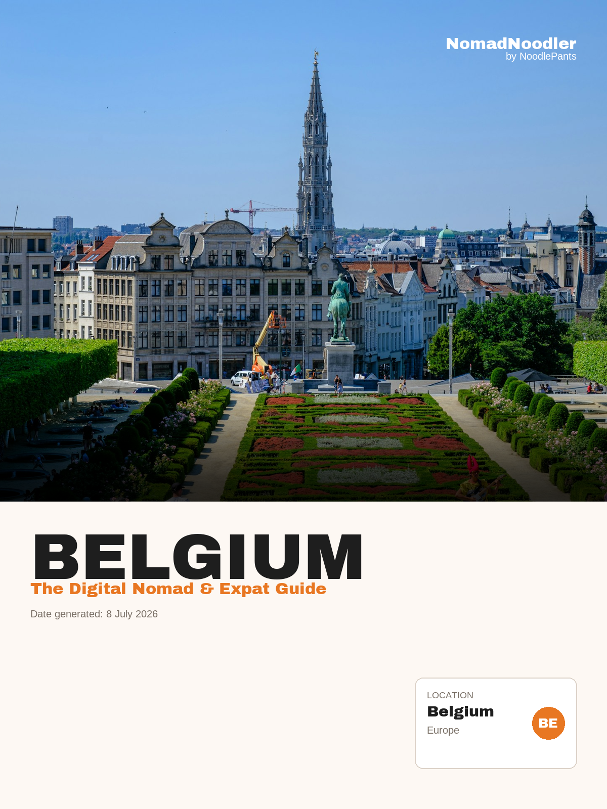 Belgium Digital Nomad & Expat Guide — NomadNoodler
