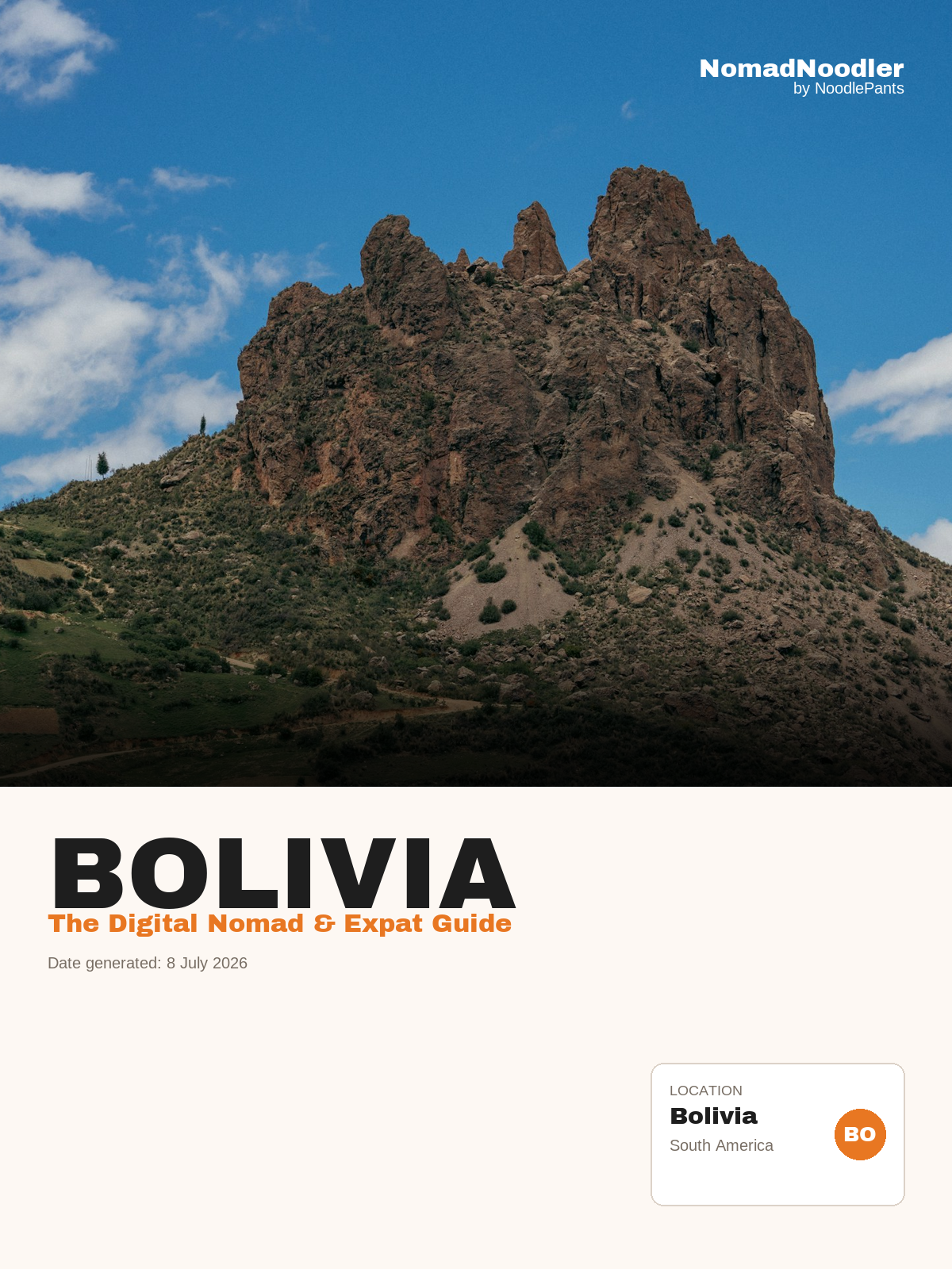 Bolivia Digital Nomad & Expat Guide — NomadNoodler