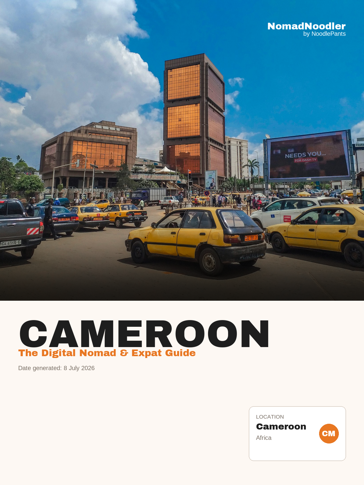 Cameroon Digital Nomad & Expat Guide — NomadNoodler