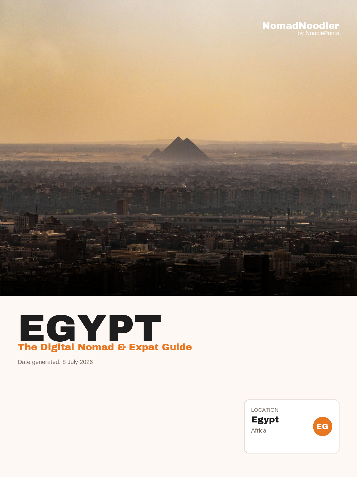 Egypt Digital Nomad & Expat Guide — NomadNoodler