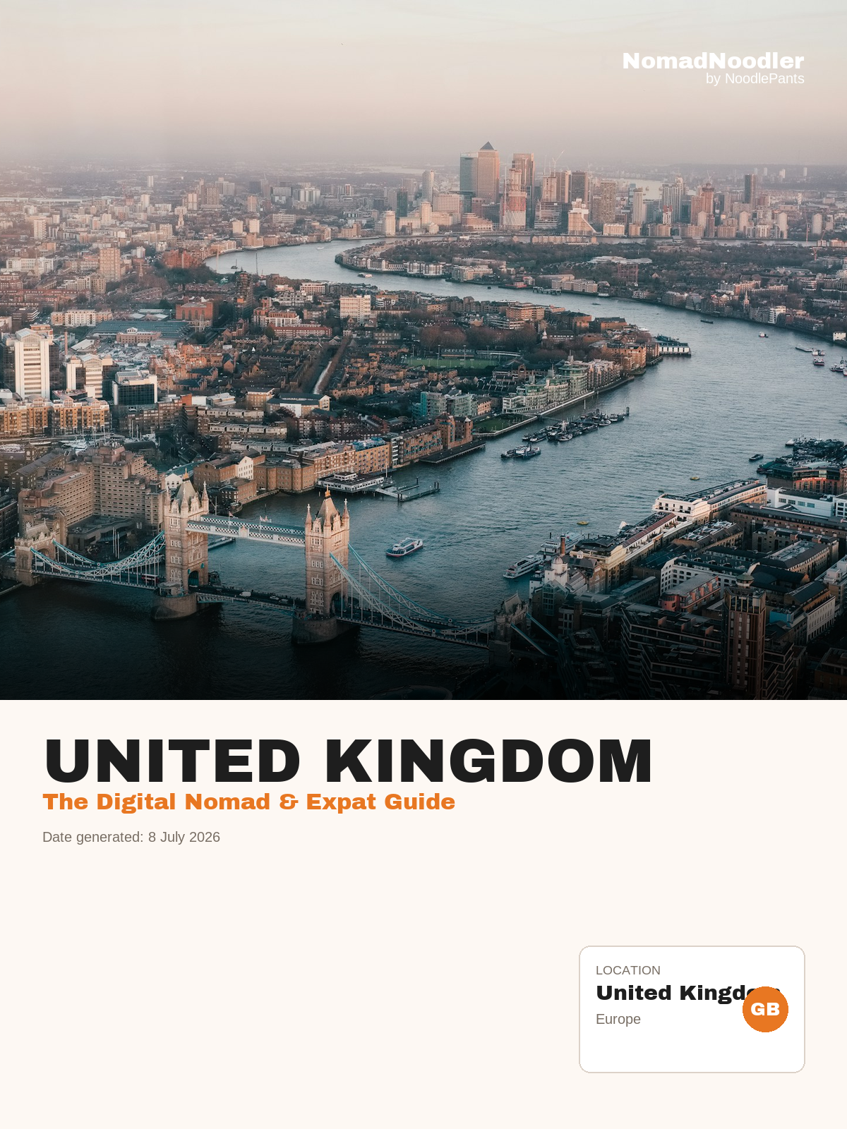 United Kingdom Digital Nomad & Expat Guide — NomadNoodler