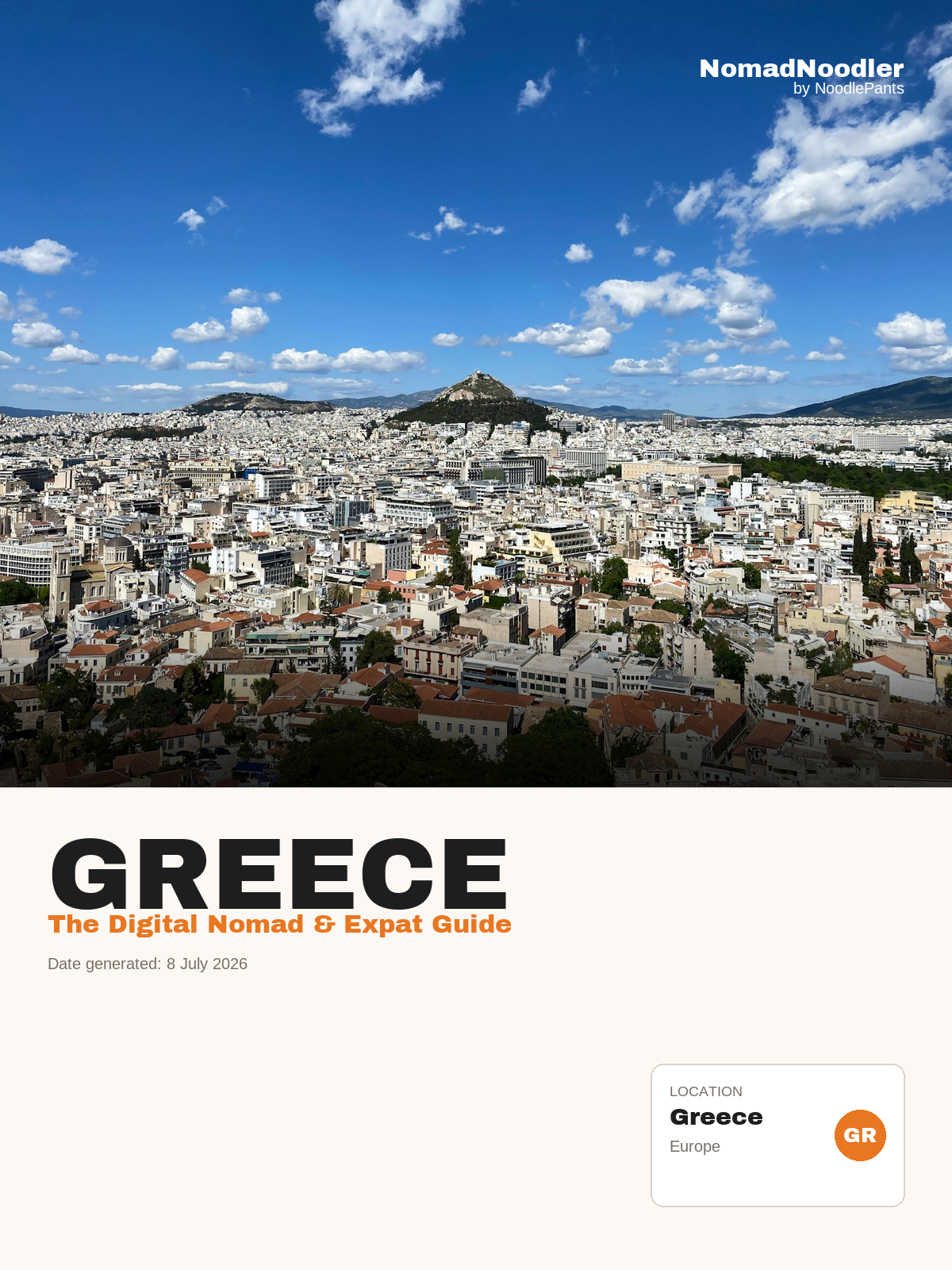 Greece Digital Nomad & Expat Guide — NomadNoodler