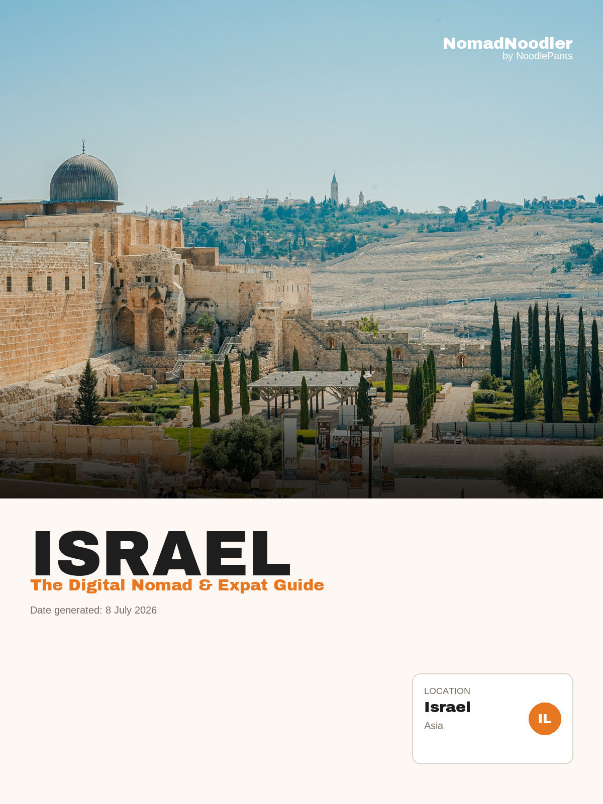 Israel Digital Nomad & Expat Guide — NomadNoodler