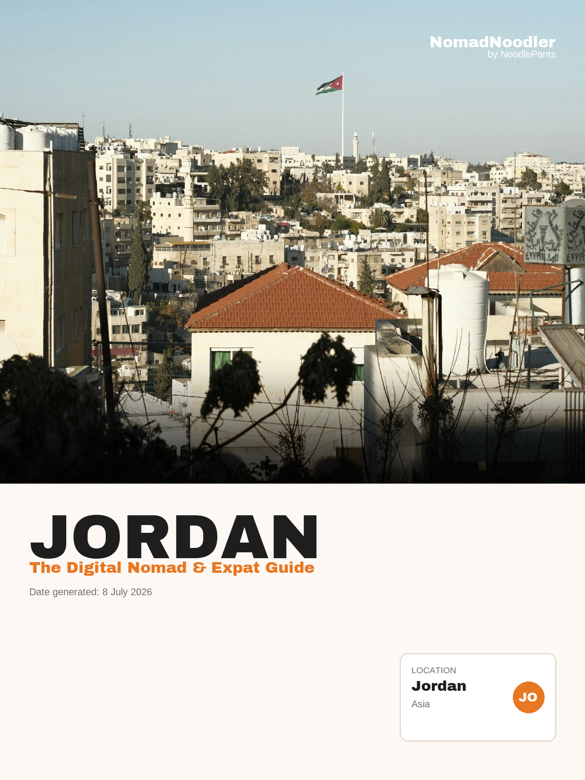 Jordan Digital Nomad & Expat Guide — NomadNoodler