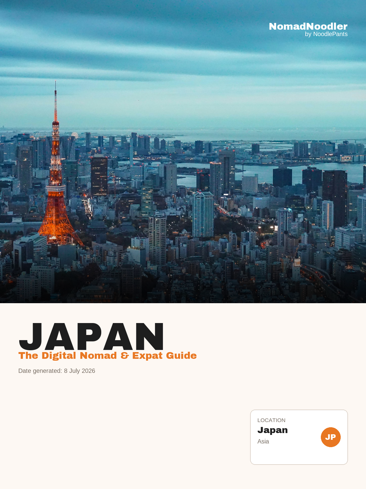 Japan Digital Nomad & Expat Guide — NomadNoodler