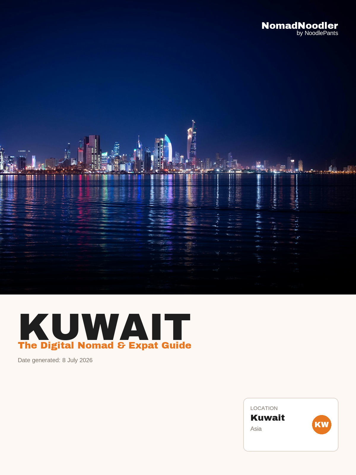 Kuwait Digital Nomad & Expat Guide — NomadNoodler