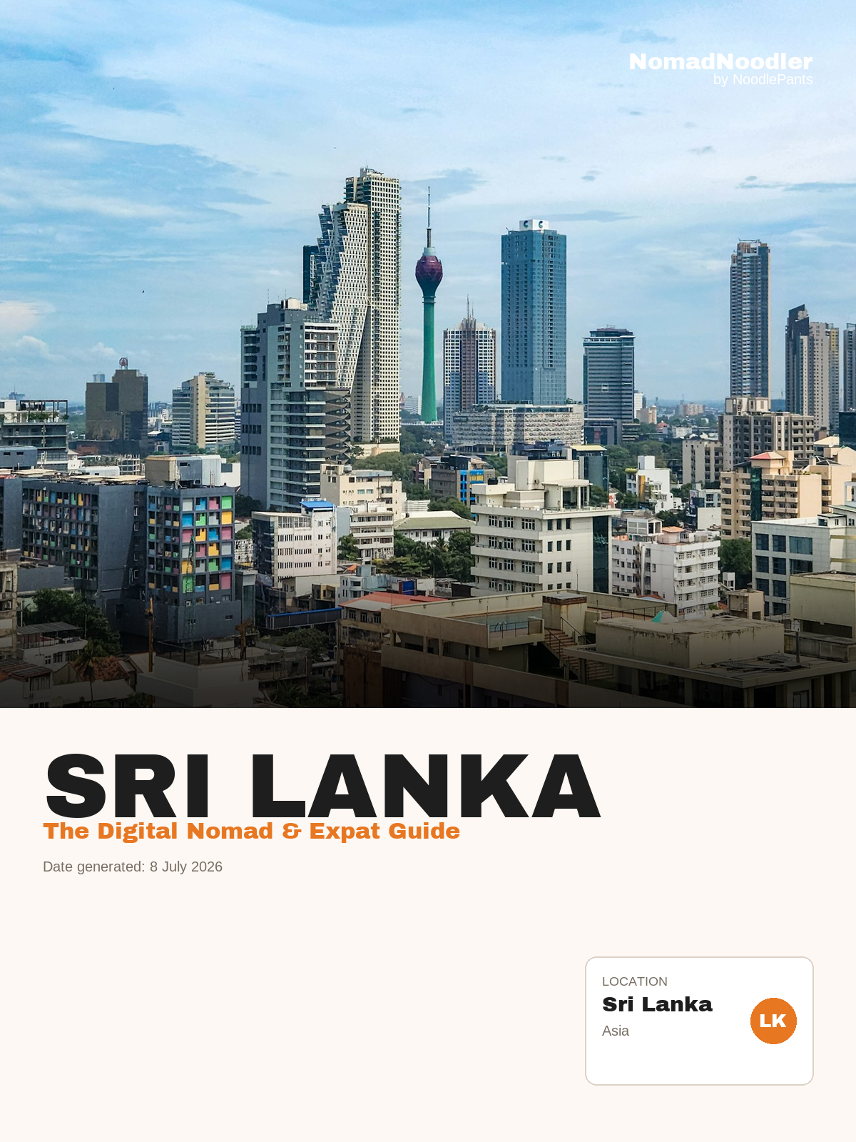 Sri Lanka Digital Nomad & Expat Guide — NomadNoodler