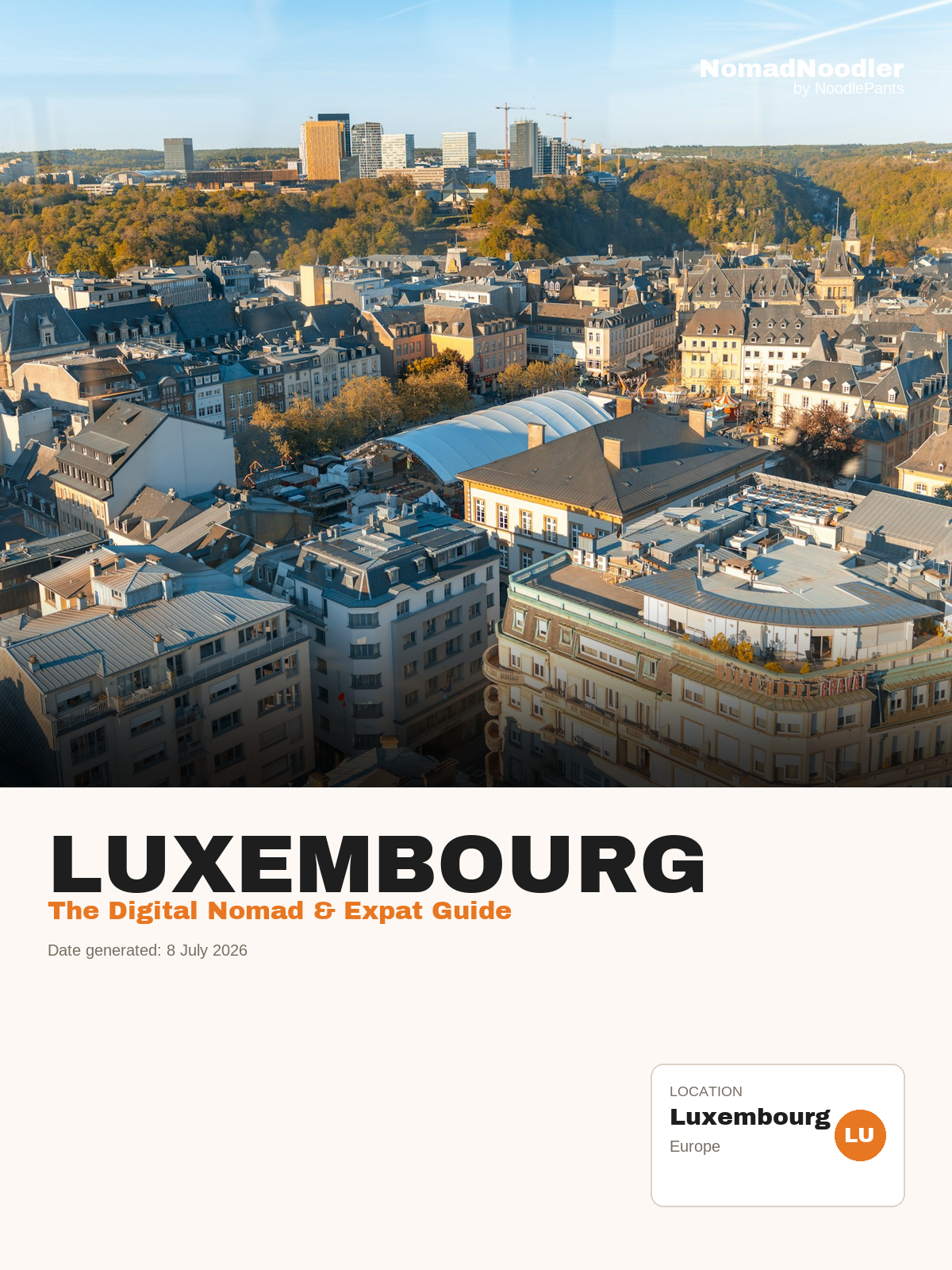 Luxembourg Digital Nomad & Expat Guide — NomadNoodler