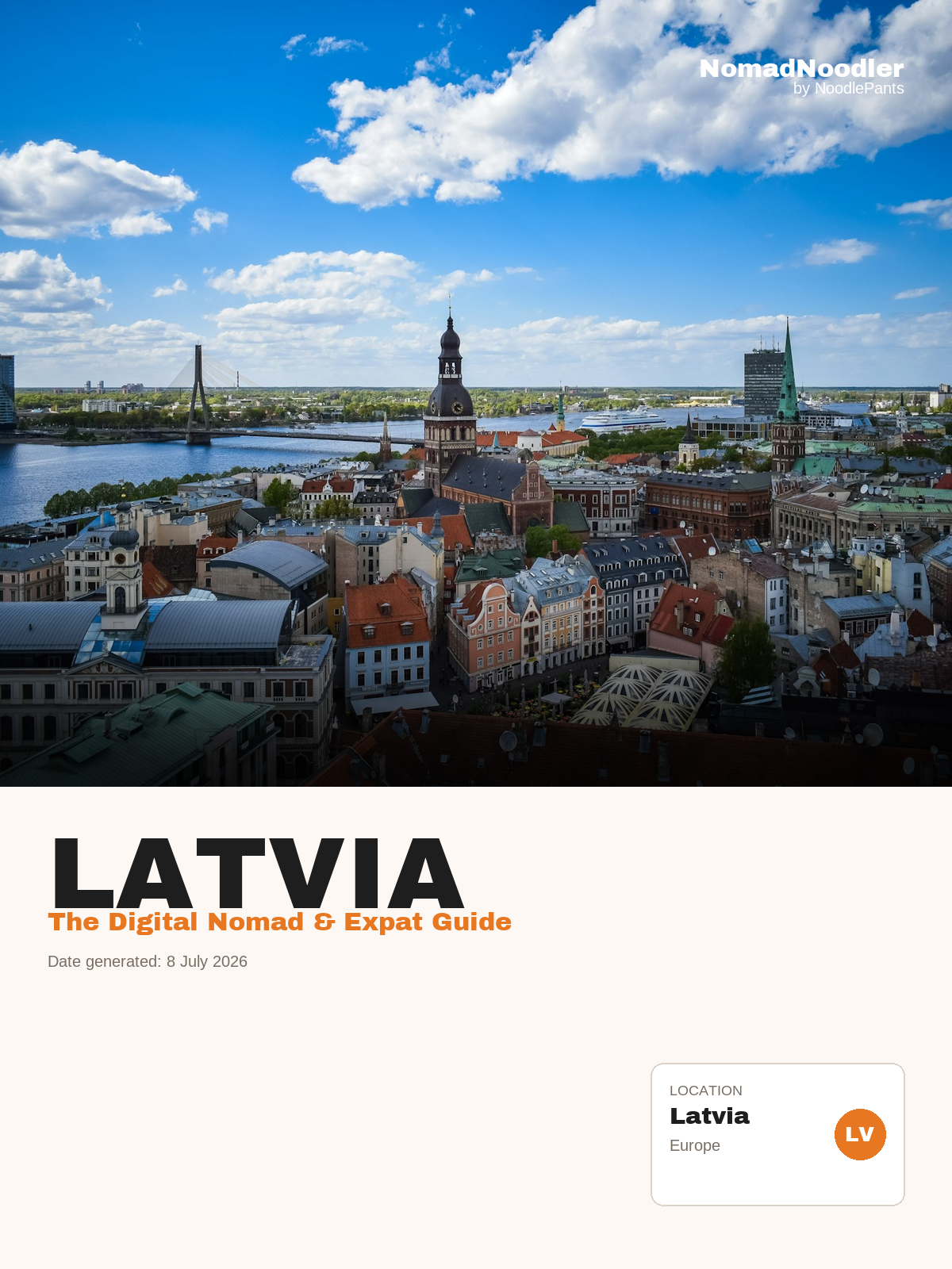 Latvia Digital Nomad & Expat Guide — NomadNoodler