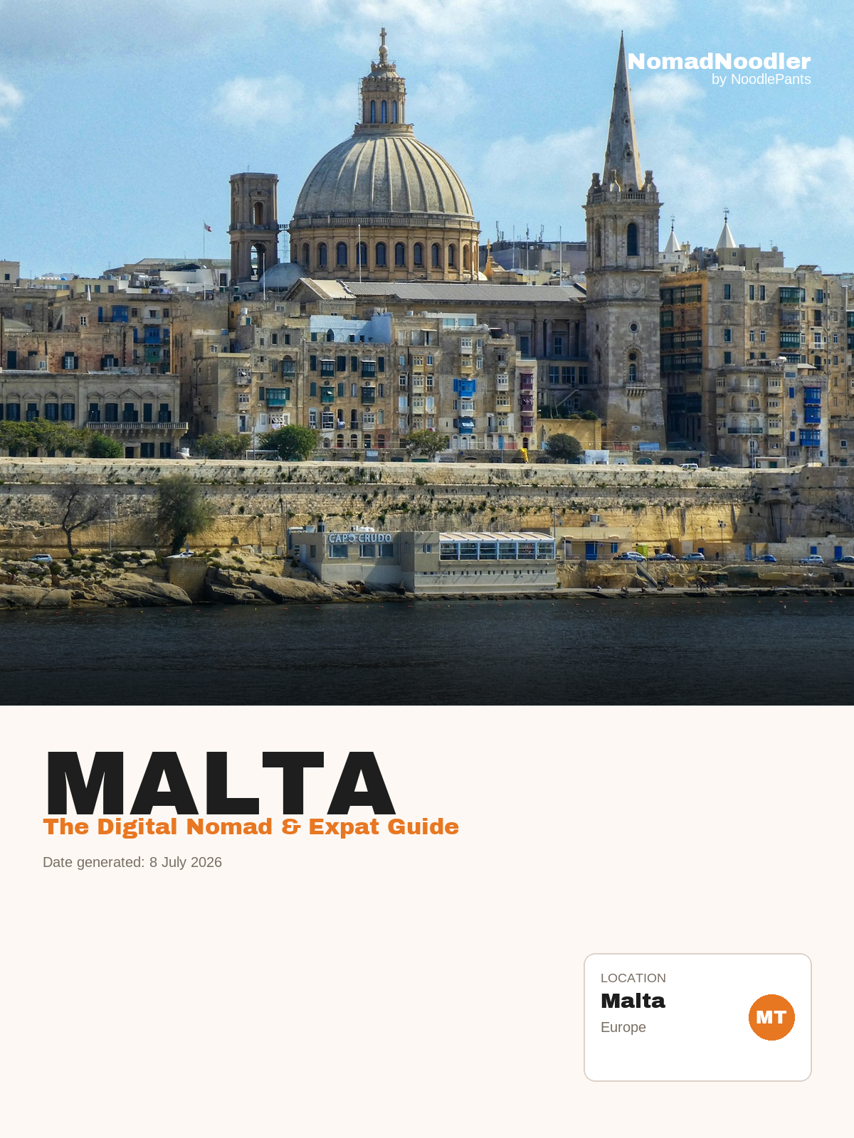Malta Digital Nomad & Expat Guide — NomadNoodler