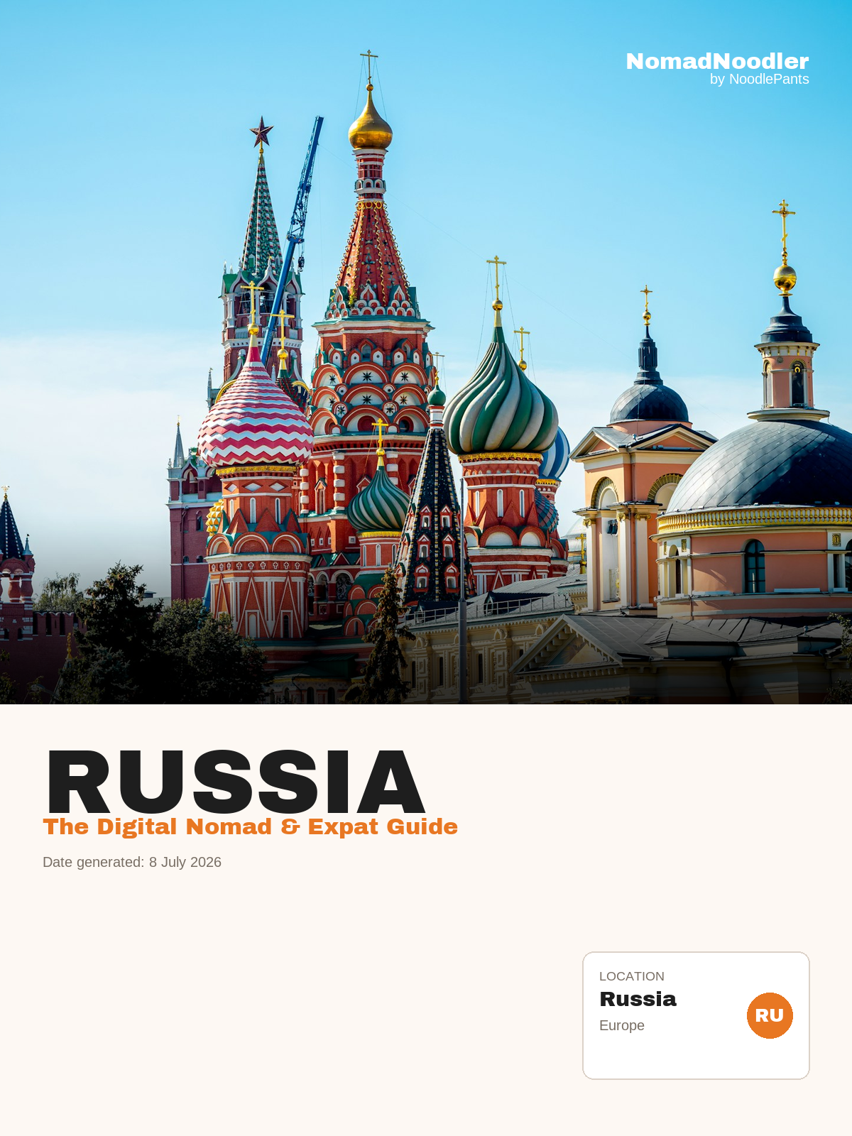 Russia Digital Nomad & Expat Guide — NomadNoodler