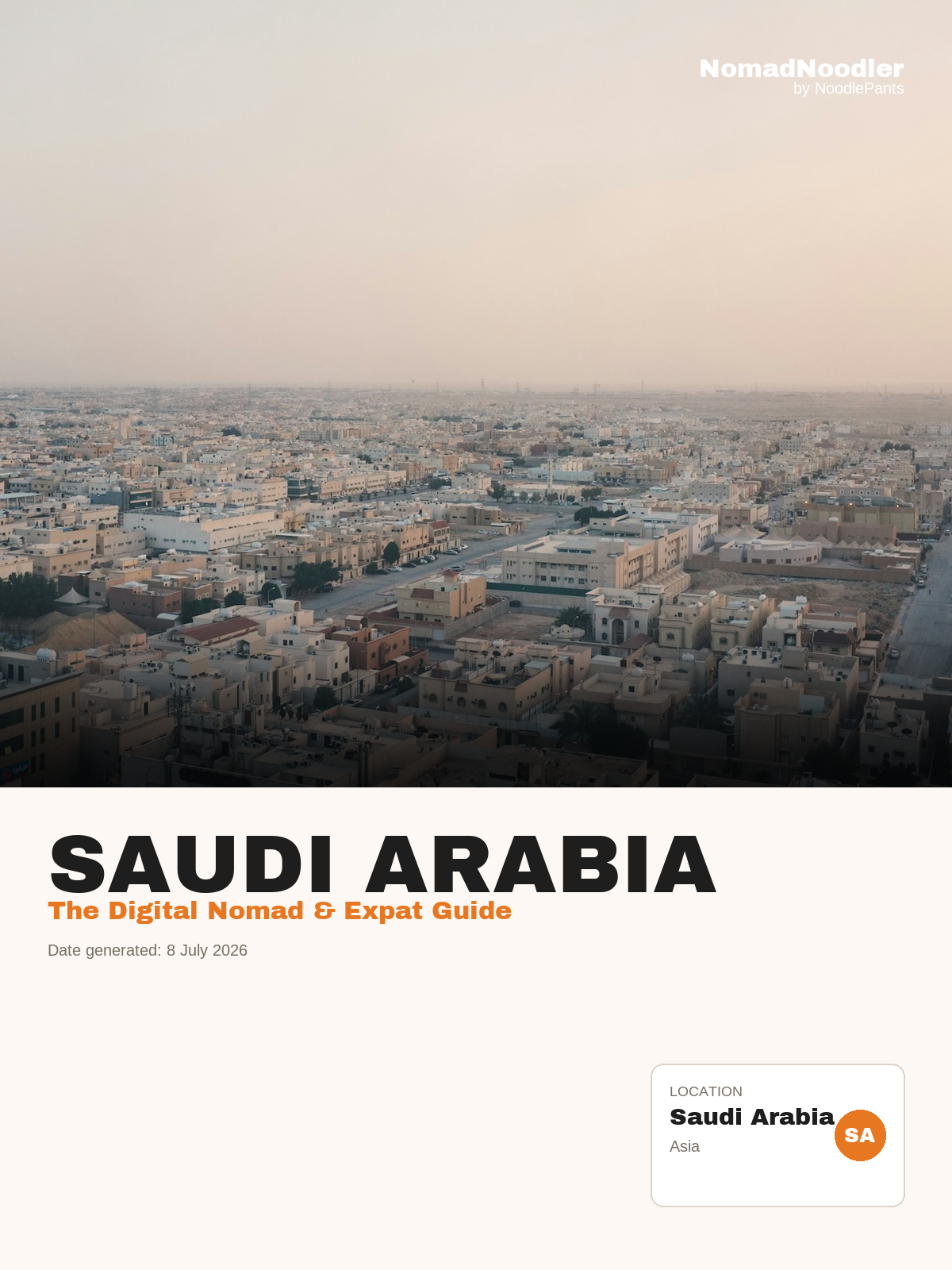 Saudi Arabia Digital Nomad & Expat Guide — NomadNoodler