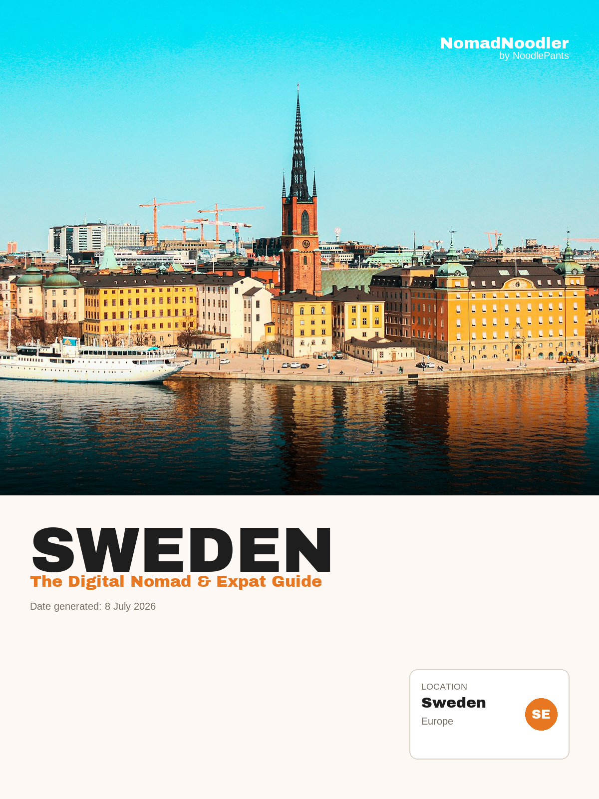 Sweden Digital Nomad & Expat Guide — NomadNoodler