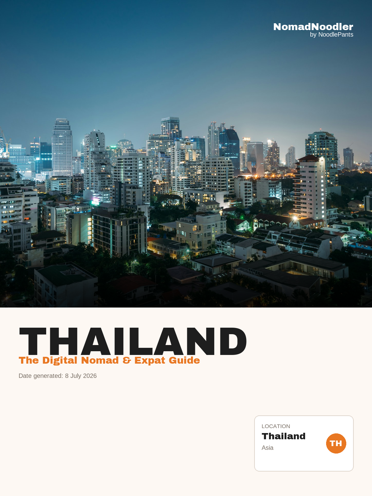 Thailand Digital Nomad & Expat Guide — NomadNoodler