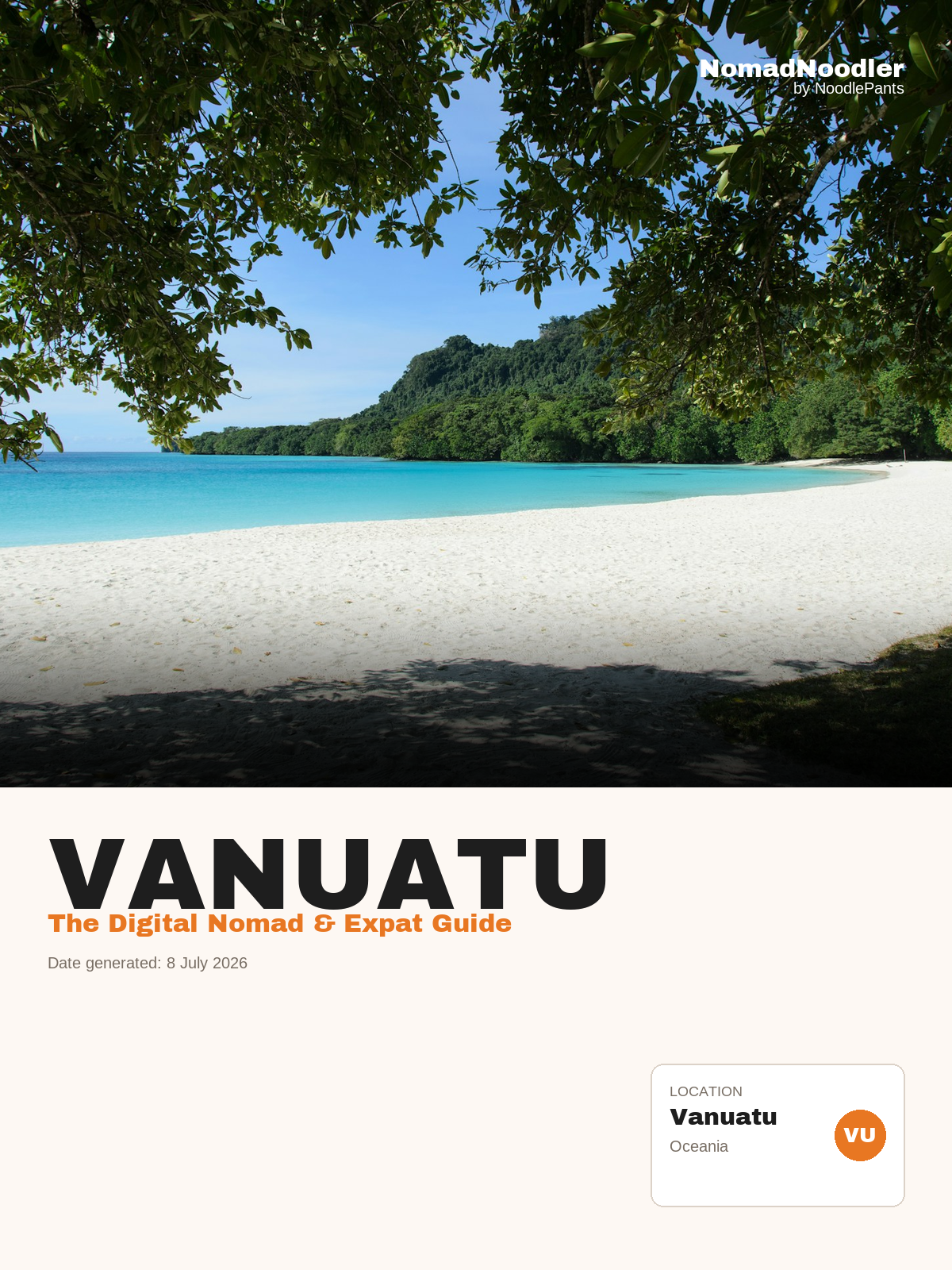 Vanuatu Digital Nomad & Expat Guide — NomadNoodler