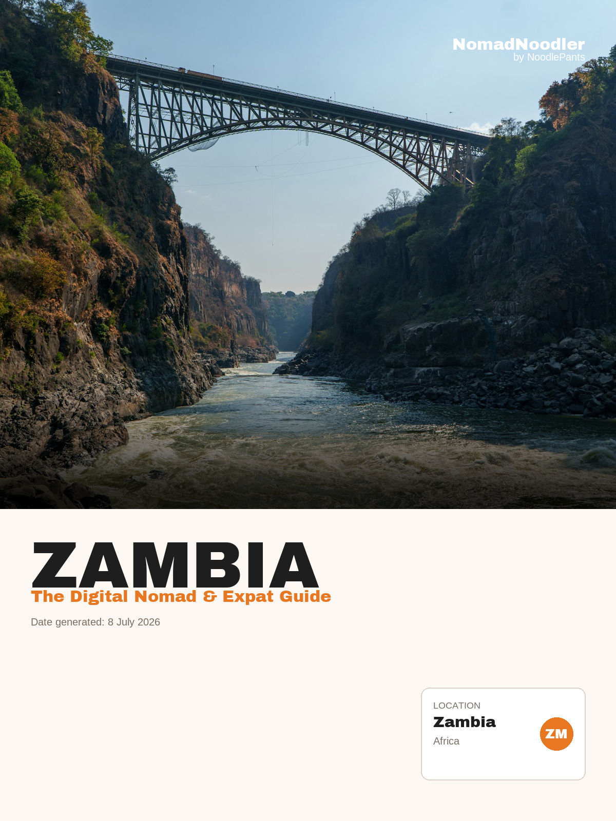 Zambia Digital Nomad & Expat Guide — NomadNoodler