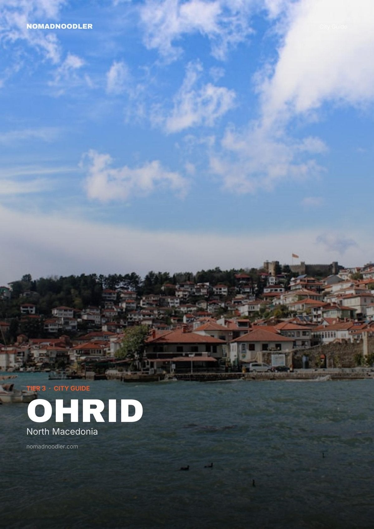 Ohrid City Guide cover