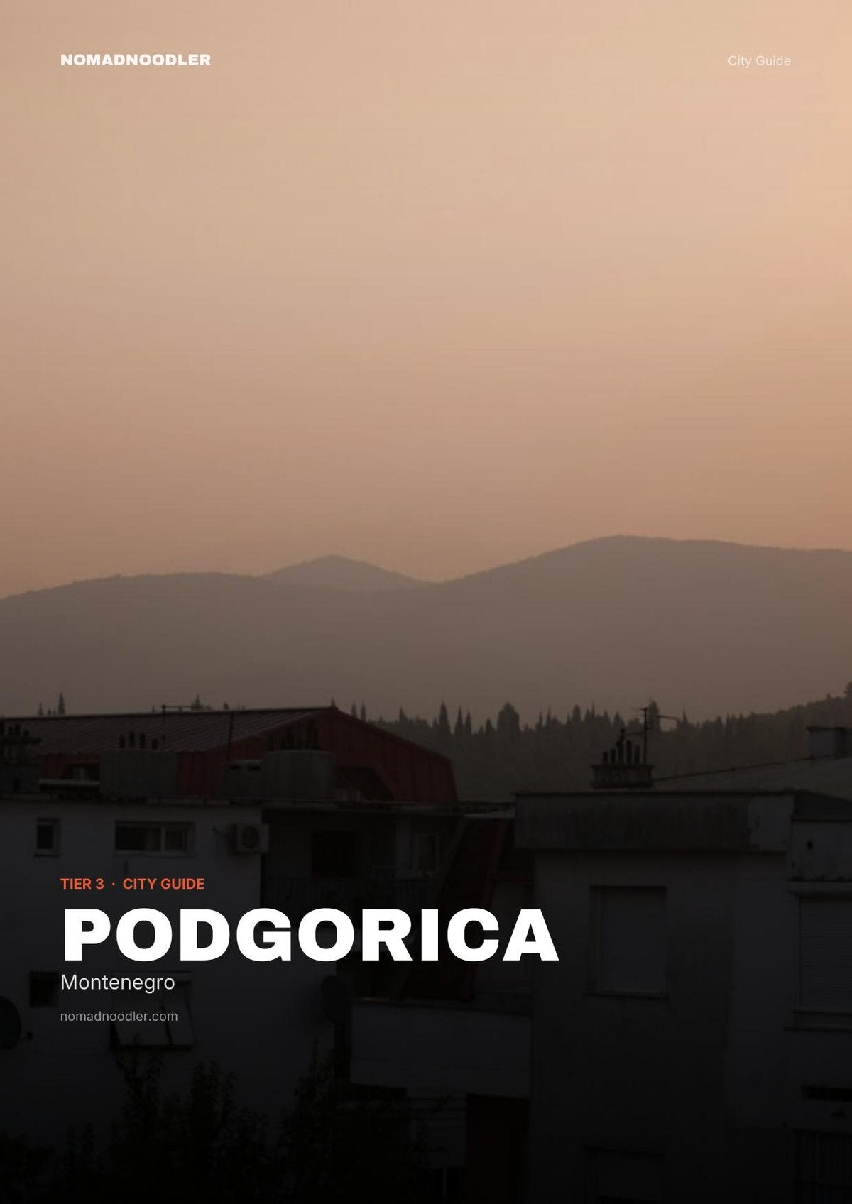 Podgorica City Guide cover
