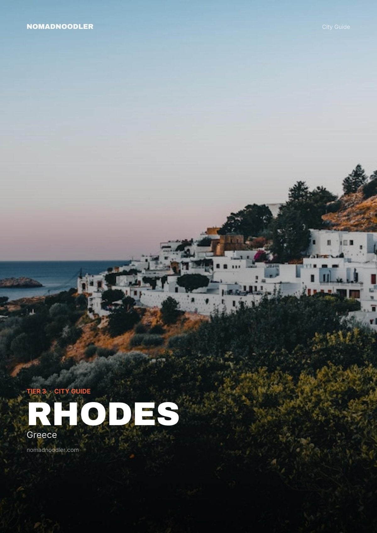 Rhodes City Guide cover