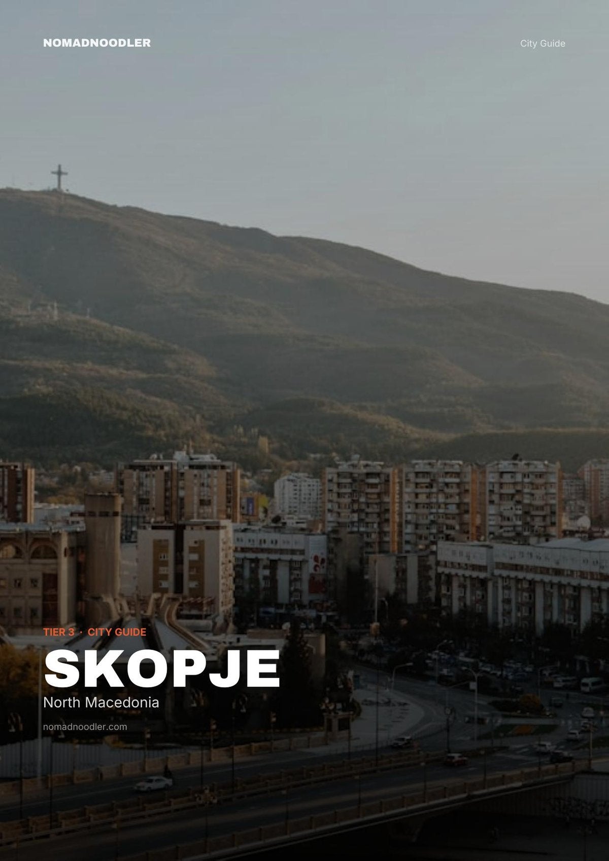Skopje City Guide cover