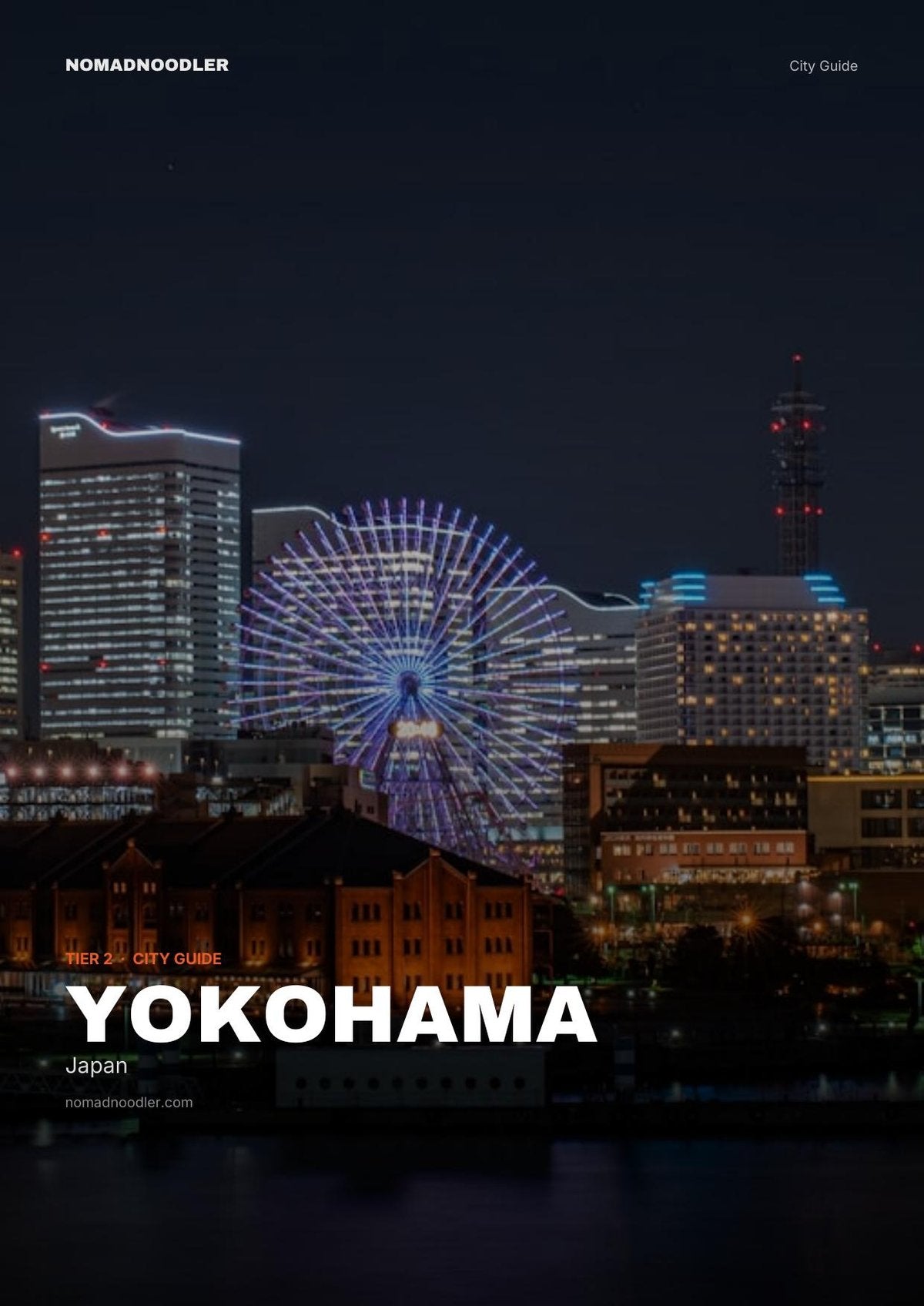 Yokohama City Guide cover